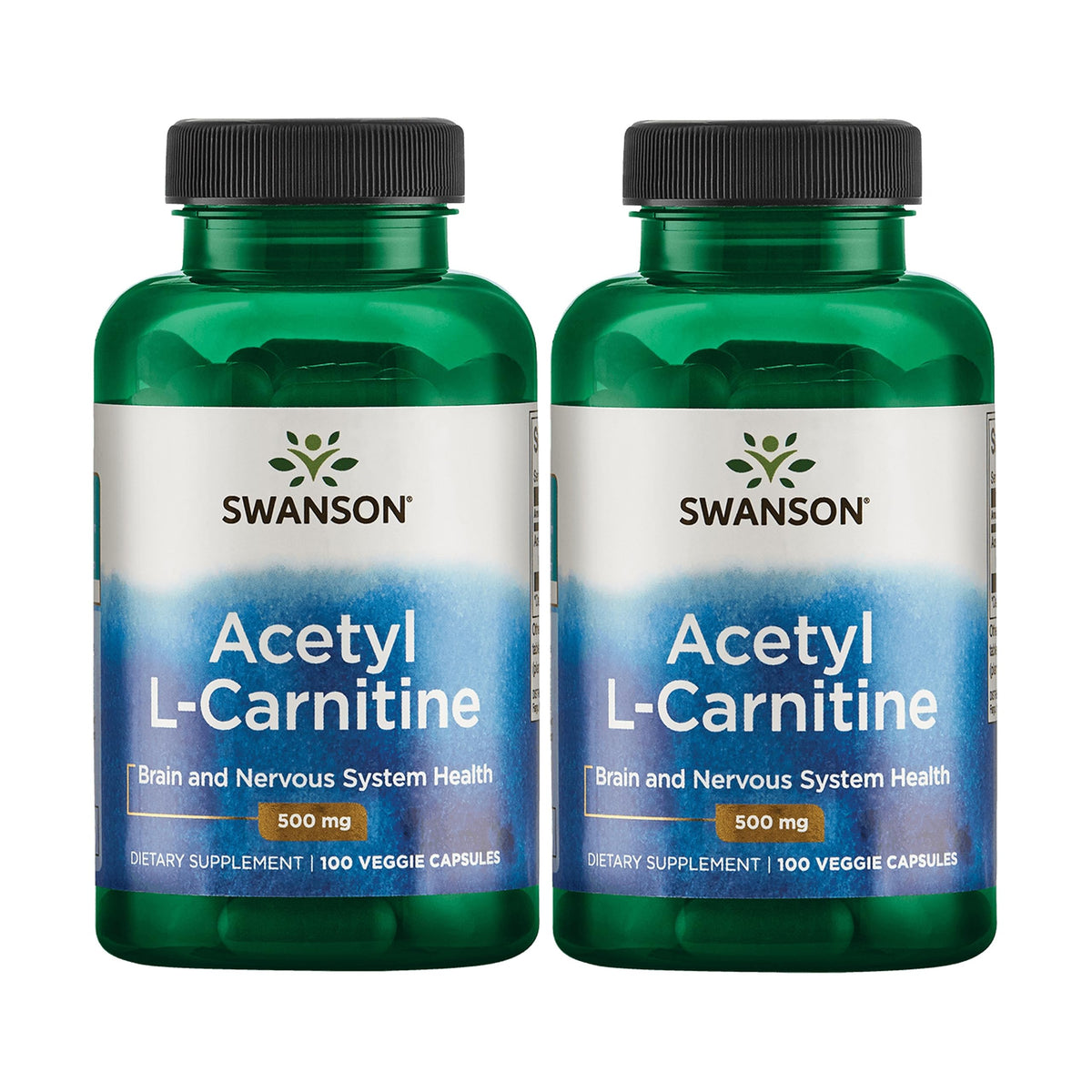 Swanson Acétyl-L-Carnitine : capsule facile à avaler pour l’usage quotidien.