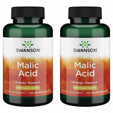 Swanson Acide malique – bouteille de capsules, soutien potentiel à l'énergie au quotidien.