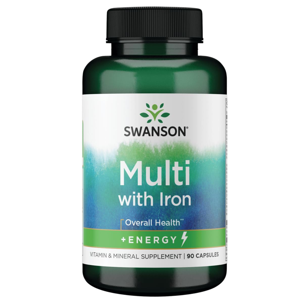 Swanson Ravarestroli Swanson Active One Multivitamine avec Fer – 90 Gélules – complementvital