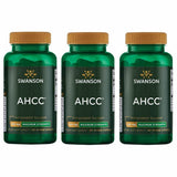 Swanson AHCC – bouteille et capsules végétales, soutien immunitaire potentiel.