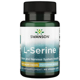 Swanson Ajipure L-Serine : bouteille de complément prête à l'emploi.