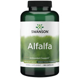 Swanson Alfalfa – capsules 500 mg en bouteille, apport quotidien pratique