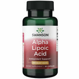 Swanson Alpha Lipoic Acid — flacon visible, soutien potentiel au métabolisme des glucides.