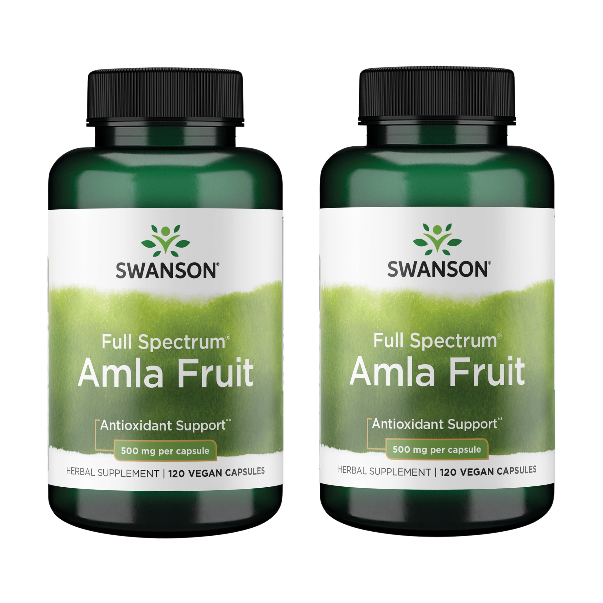 Swanson Amla Fruit: flacon de gélules faciles à avaler pour soutenir l énergie.