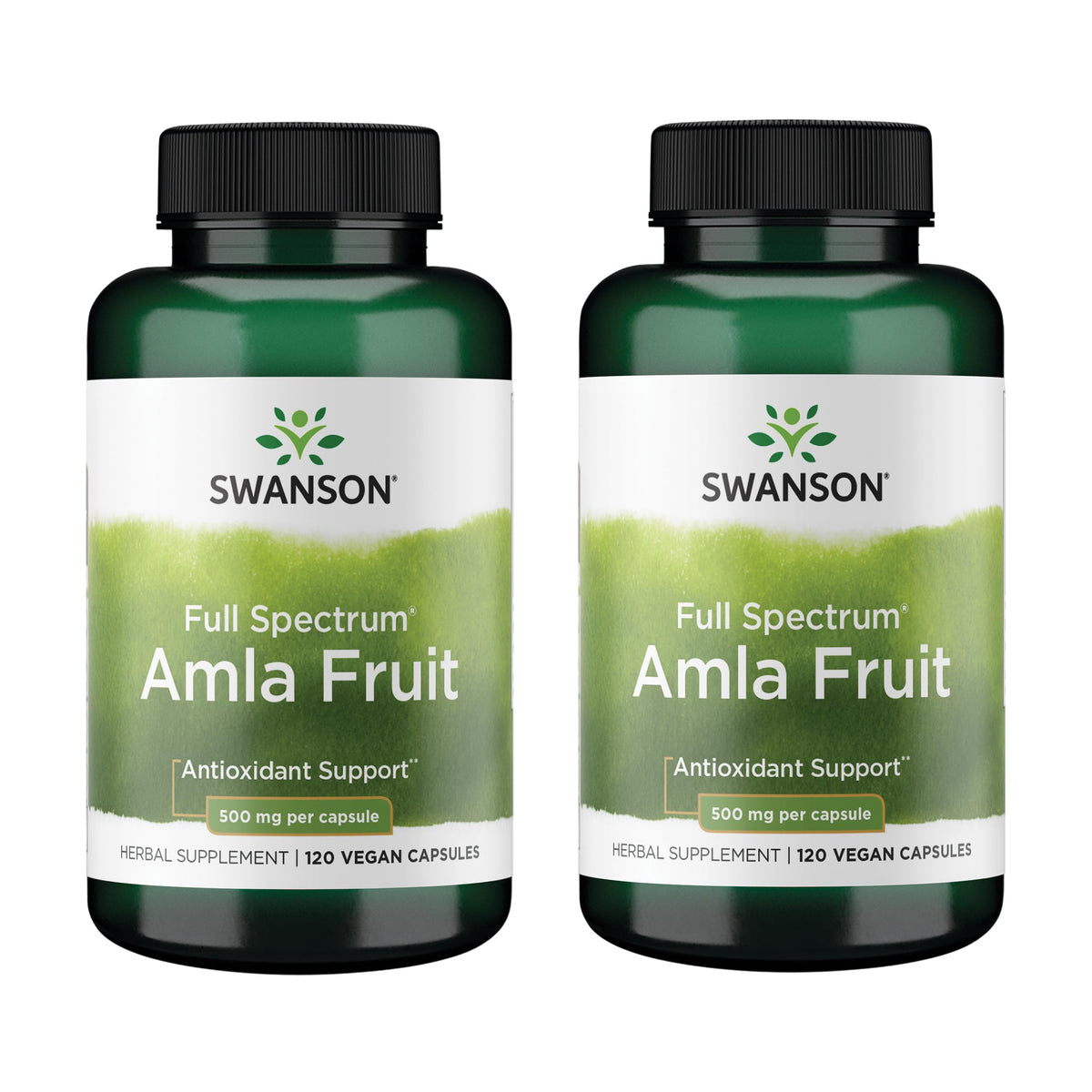 Swanson Amla Fruit: flacon de gélules faciles à avaler pour soutenir l énergie.