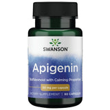 Swanson Apigénine gelules en bouteille, favorise le sommeil et apaise le stress