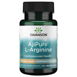 Swanson L-Arginine Ajipure, bouteille 500 mg, format pratique pour utilisation quotidienne.