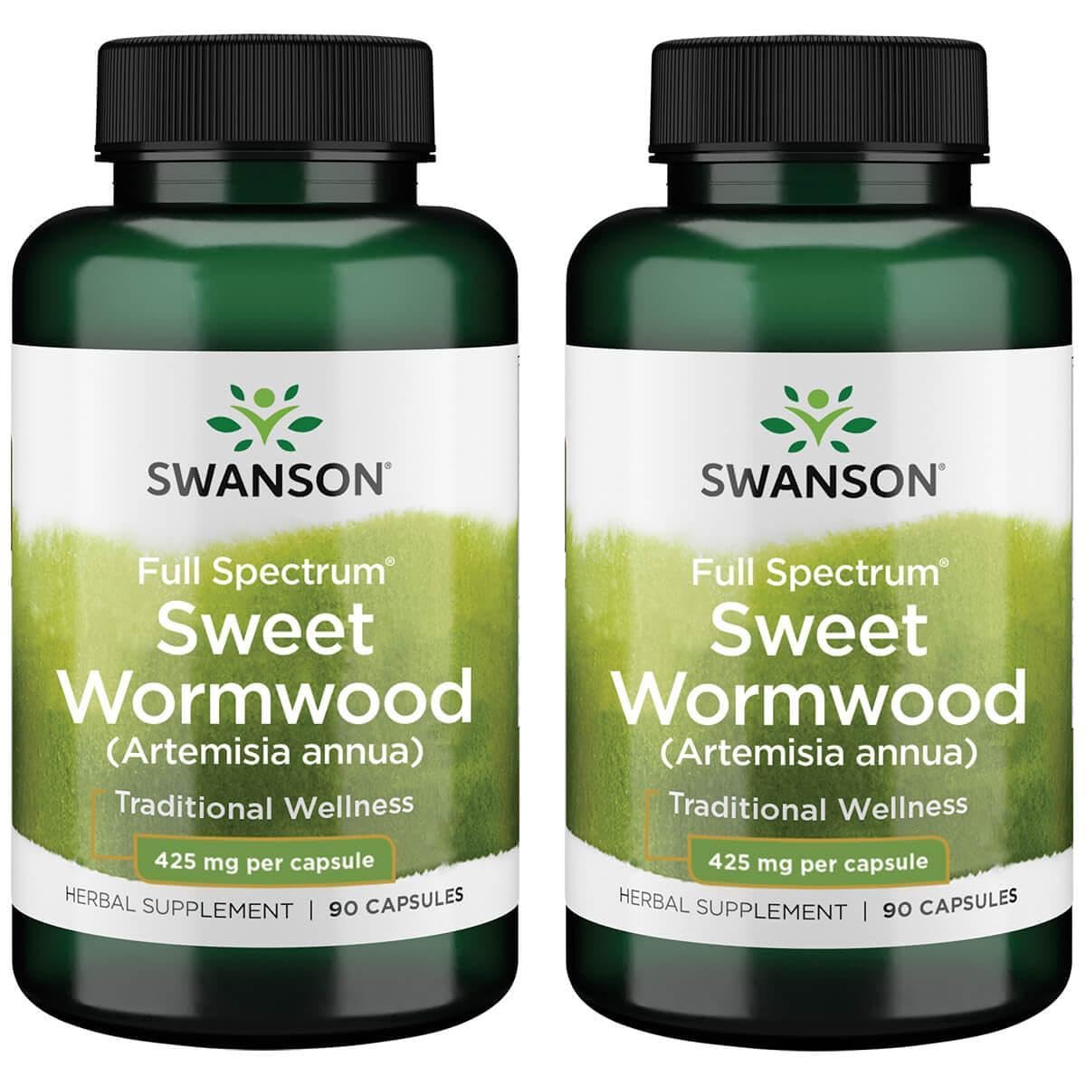 Swanson Armoise Douce bouteille - soutien digestif potentiel.