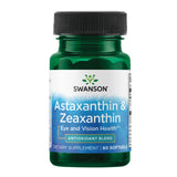 Swanson astaxanthine-zeaxanthine gélules, soutient la santé oculaire et la vision