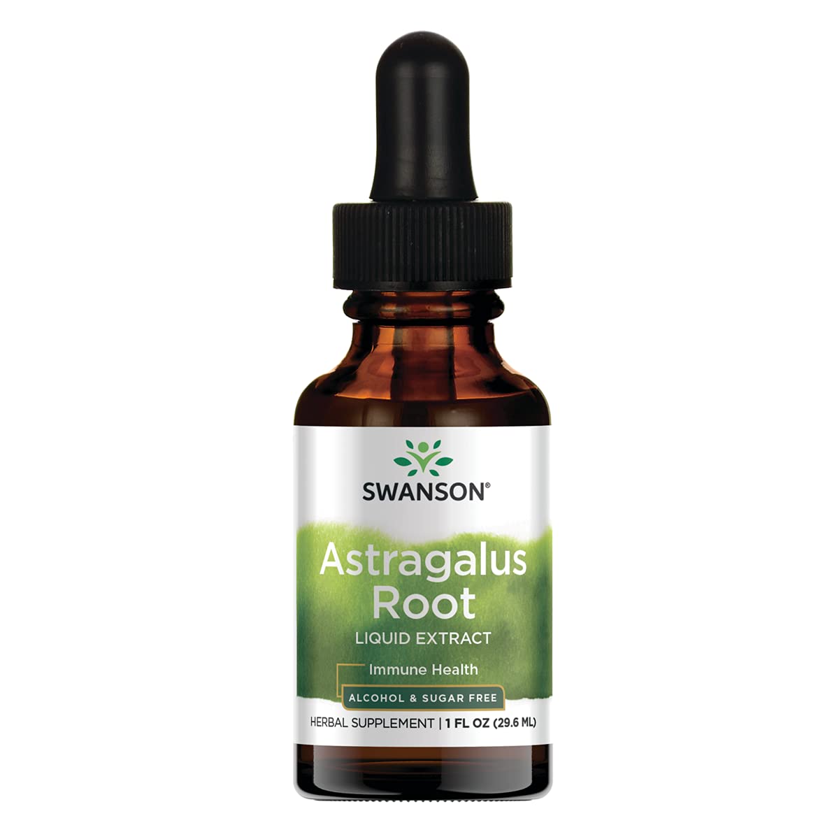 Swanson Astragalus Extrait Liquide en bouteille, soutien potentiel au foie.
