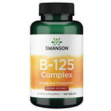 Swanson B-125 Complexe – bouteille, soutien potentiel au système nerveux et énergie au quotidien.