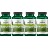 Swanson Berberine, bouteille 400 mg, 60 capsules, soutien potentiel au bien-être cardio.