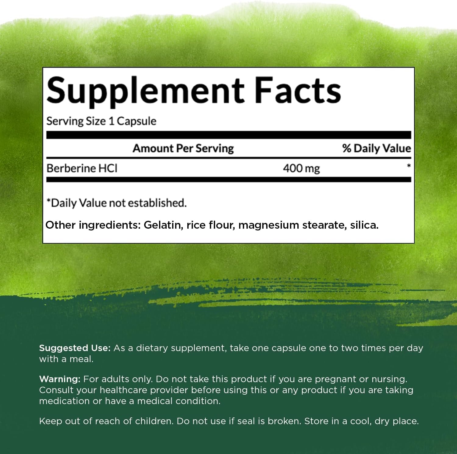 Swanson Berberine: gros plan sur les capsules vegan soutenant le métabolisme potentiel.