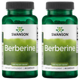 Swanson Berberine: deux bouteilles visibles, soutien potentiel a la circulation.