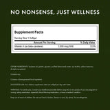 Swanson Bêta-Carotène, capsules orange, consommation quotidienne pratique.