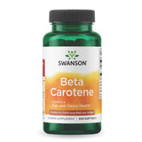 Swanson Bêta-Carotène Softgels: soutien peau et antioxydant quotidien.