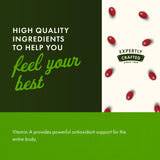 Swanson bêta-carotène – bouteille ouverte montrant le format pratique