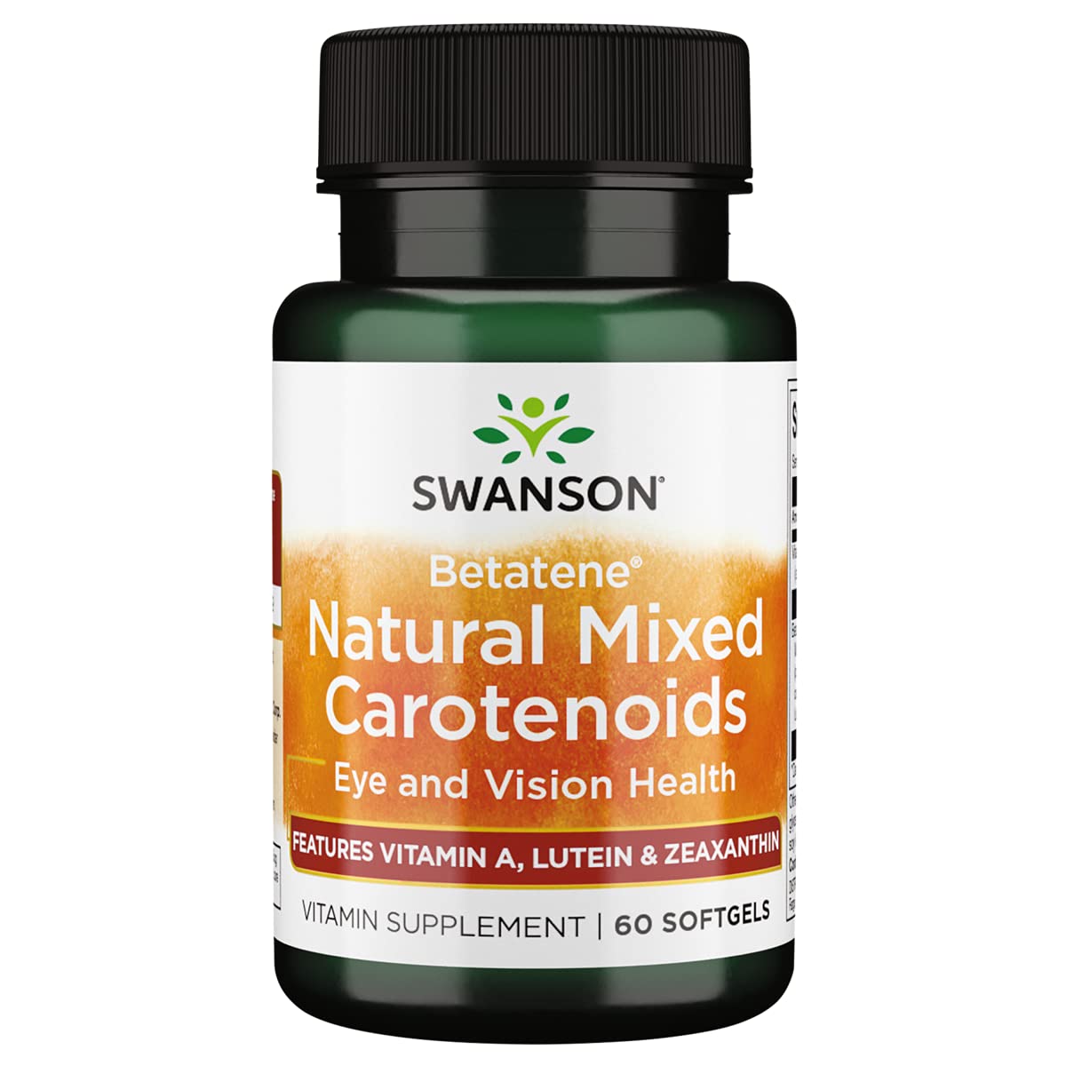 Swanson Betatene Nat Mix Caroténoïdes en bouteille, utile dans une routine nutritionnelle quotidienne.
