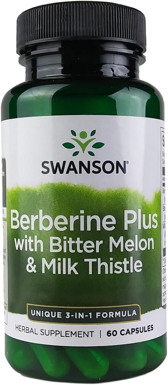Swanson Berberine Plus – boîte pratique prête pour une routine quotidienne