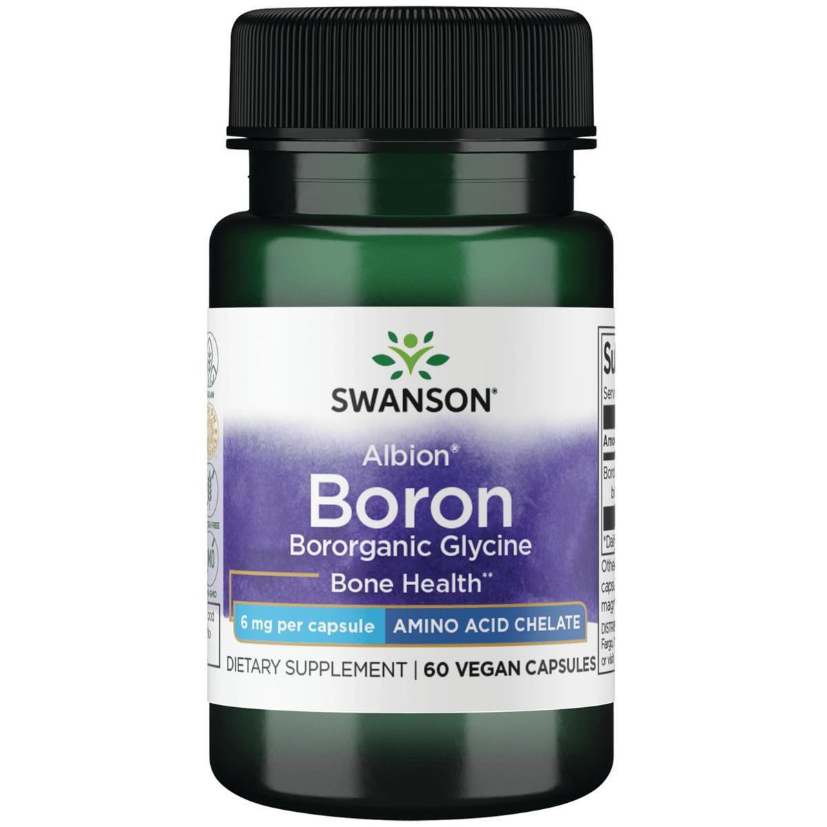 Swanson Bore Albion capsules absorption elevee, soutien possible mobilité.