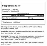 Swanson Boswellia : résine boswellia serrata pour usage traditionnel et naturel