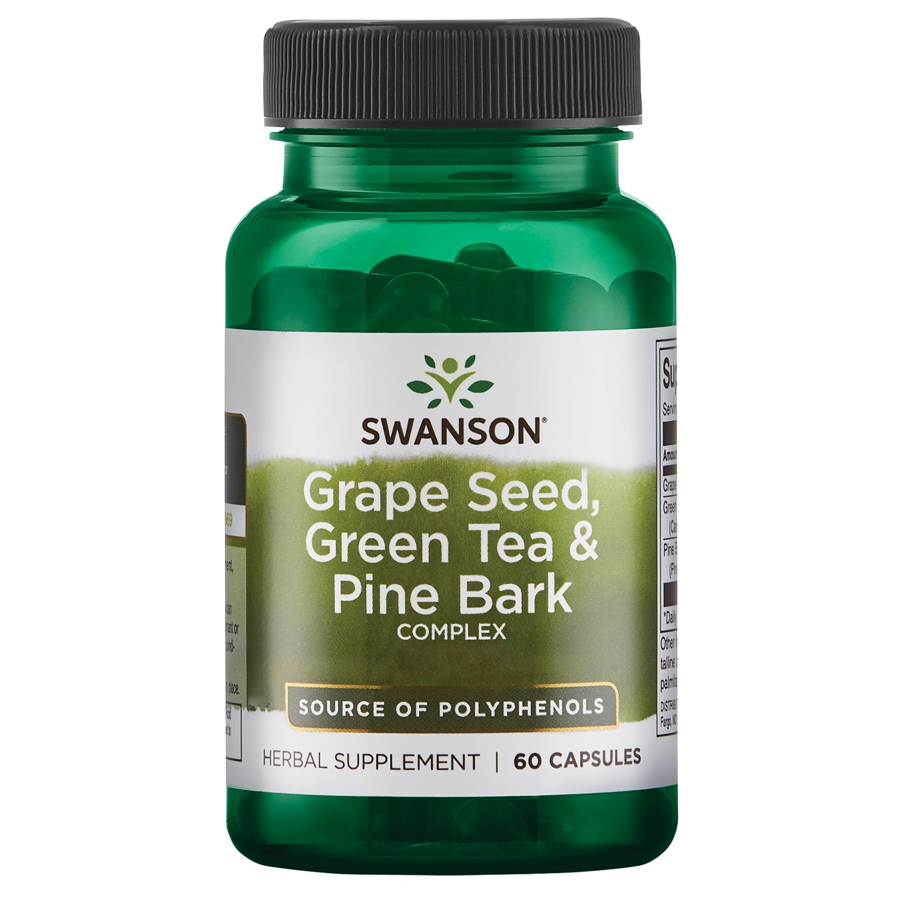 Swanson bouteille capsules 60 – soutien antioxydant quotidien et pratique.