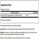 Swanson Bouteille de capsules pin, format pratique pour la routine quotidienne.