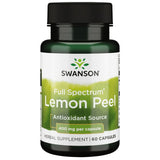 Swanson : bouteille de capsules zeste citron 400 mg, source d'antioxydants potentiels.