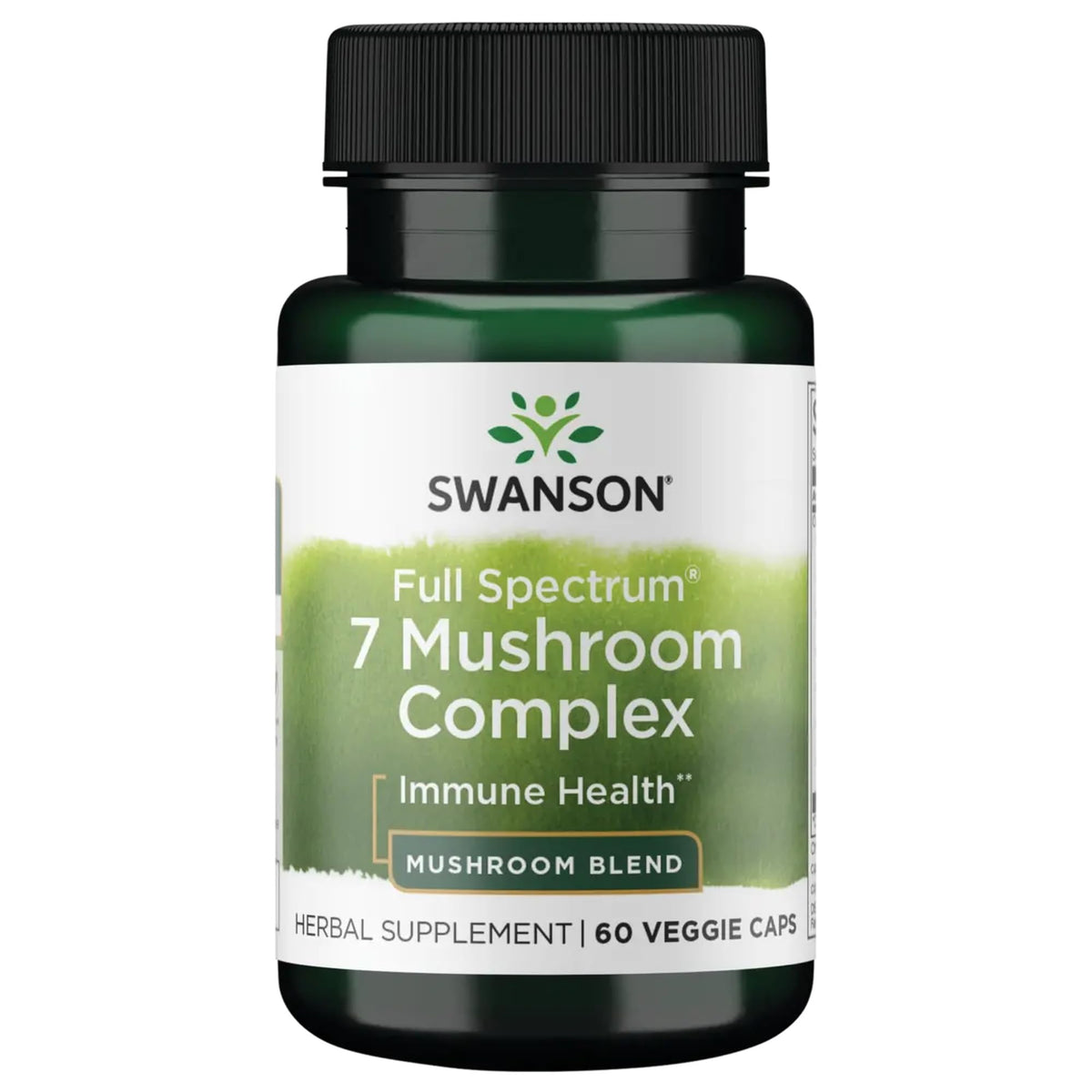 Swanson Complexe 7 Champignons – bouteille pratique pour le quotidien.