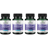 Swanson cuivre chelate en bouteille, potentiel soutien des tissus conjonctifs et muscles.