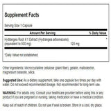 Bouteille Swanson Hydrangea: étiquette lisible et assurance de qualité.
