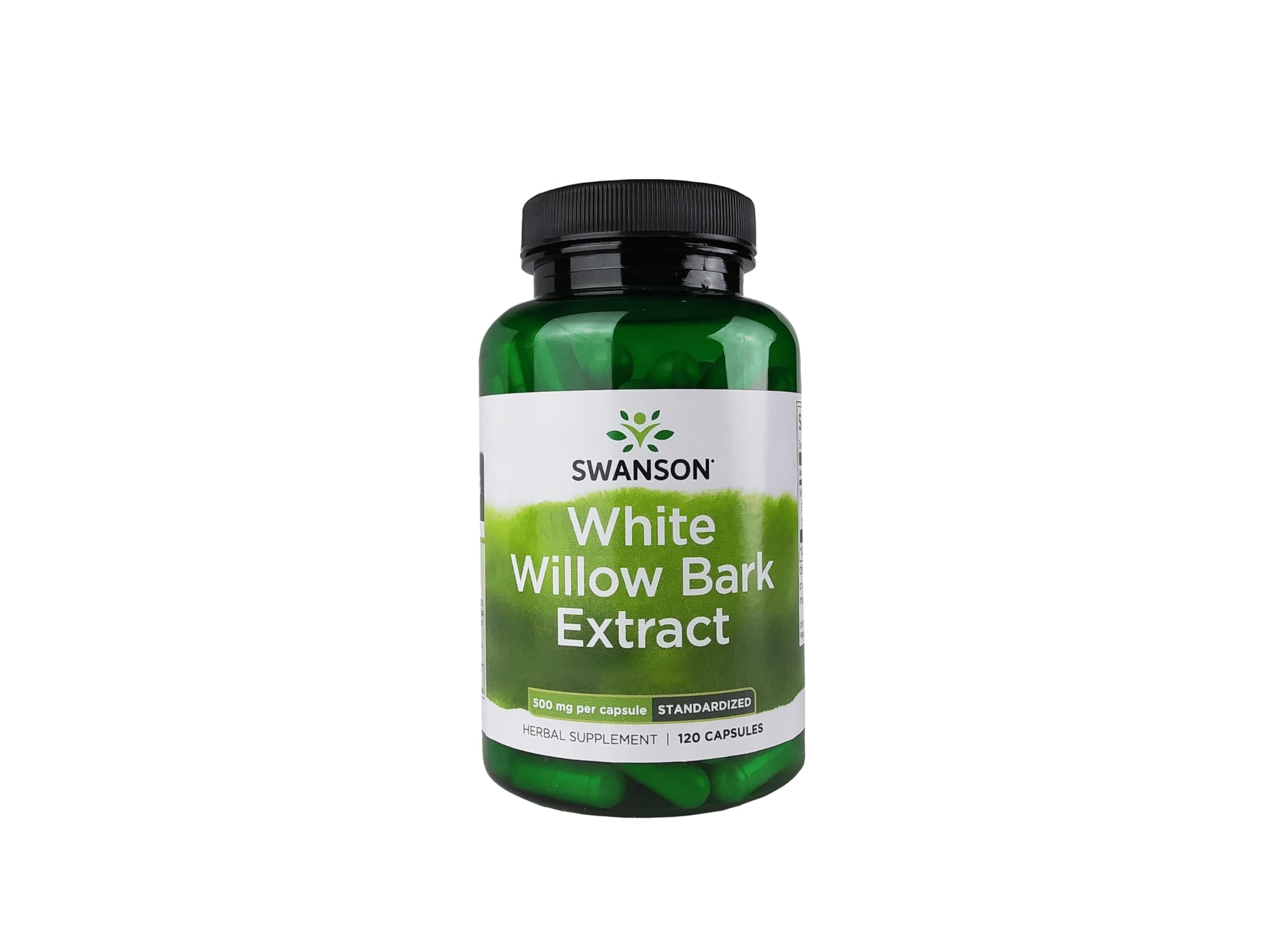 Swanson Extrait saule blanc en bouteille: soutien articulations et confort musculaire
