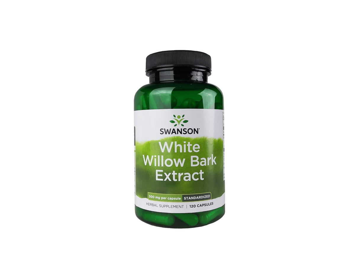 Swanson Extrait saule blanc en bouteille: soutien articulations et confort musculaire