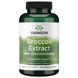 Swanson Brocoli glucosinolates – étiquette lisible et détails des ingrédients.