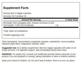 Swanson bromélaïne extrait d'ananas: aide à la digestion et absorption des nutriments.