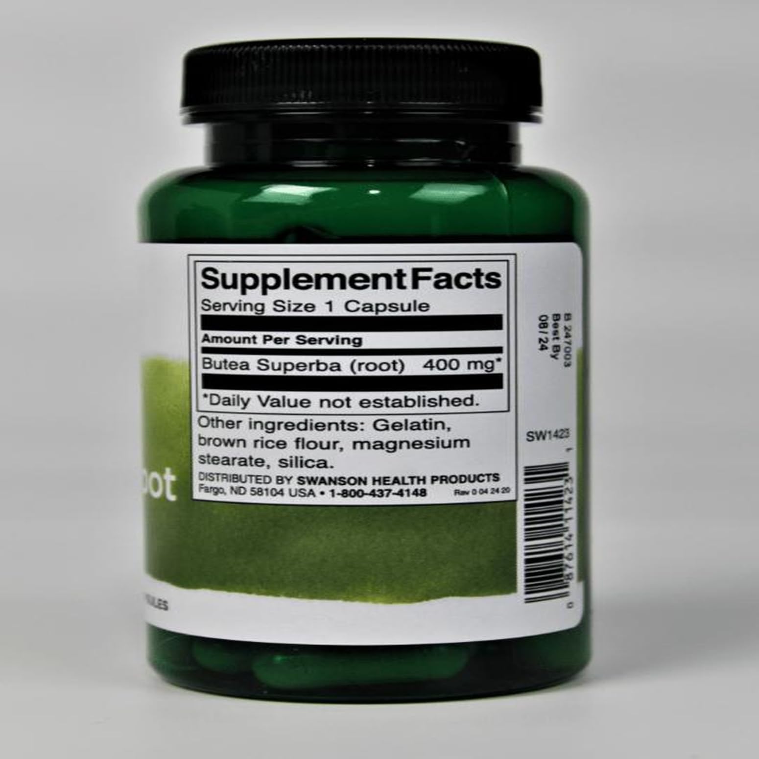 Contrôles qualité Swanson Butea Superba en laboratoire, assurance de pureté.