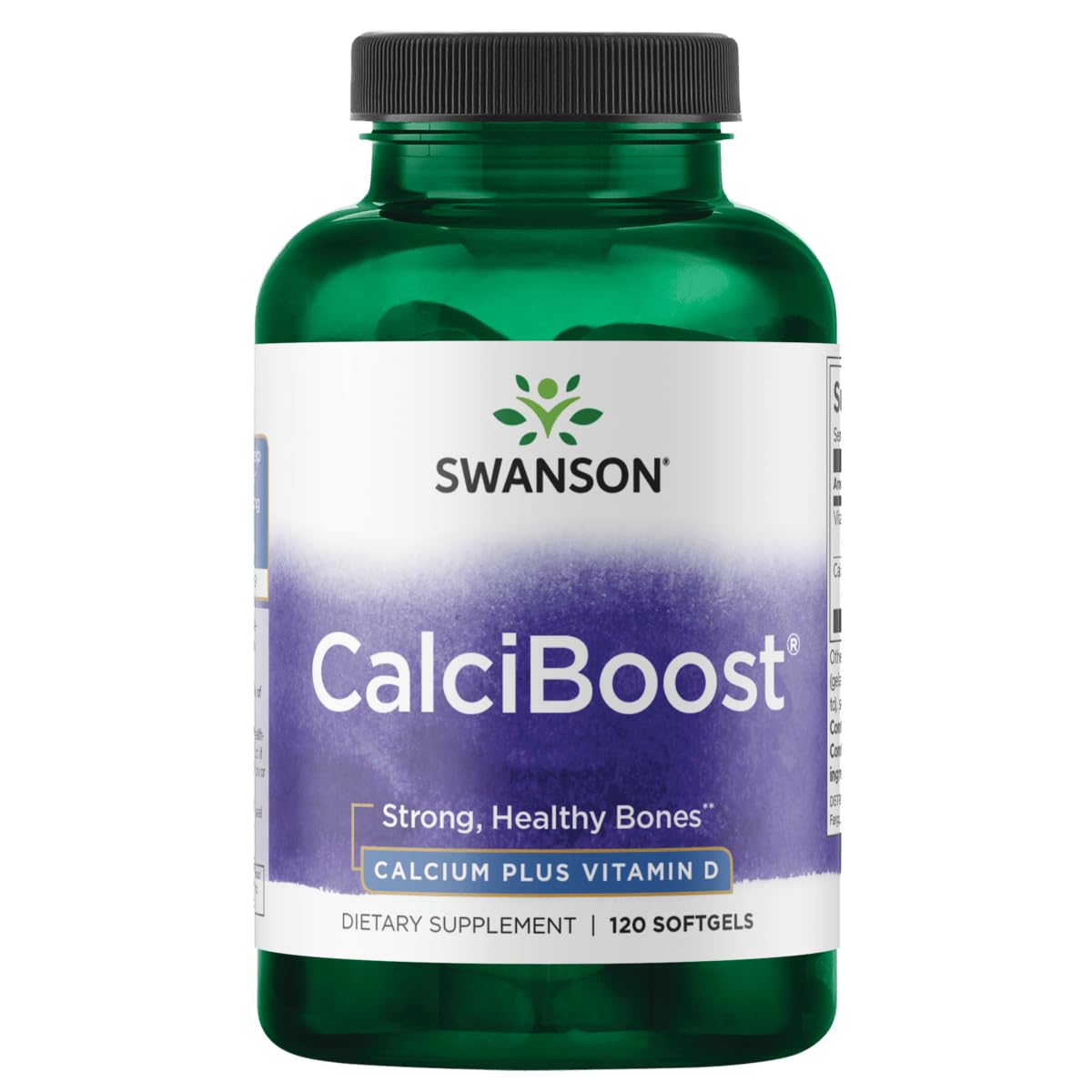 Swanson Calciboost — boîte 120 sgels, soutien potentiel des os