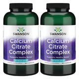 Swanson Calcium Citrate Complex – bouteille de compléments, soutien osseux et assimilation facile.