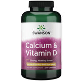 Swanson Complexe Calcium Citrate dans sa bouteille, soutien quotidien des os et du système immunitaire.