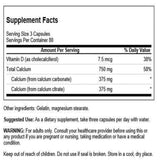Swanson Complexe Calcium Citrate en capsules, soutien musculaire et nerveux.