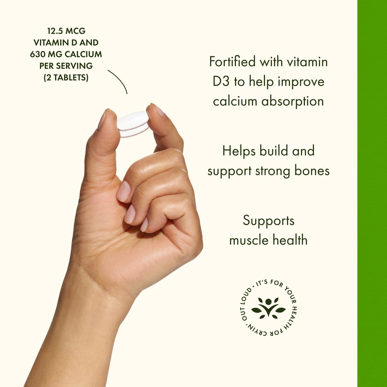 Swanson Calcium Citrate et Vitamine D3, tablettes, soutien musculaire potentiel après l'effort.