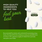 Swanson Calcium Citrate et Vitamine D3, présentation en 2 paquets, pratique pour la routine.