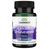 Swanson Calcium D-Glucarate - bouteille, soutien potentiel à la détoxification et au bien-être général