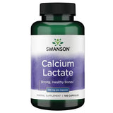 Capsules Swanson Calcium Lactate 100 mg, prise simple et pratique au quotidien