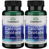 Swanson Calcium Orotate 85 mg, flacon – soutien minéral quotidien et prise pratique.