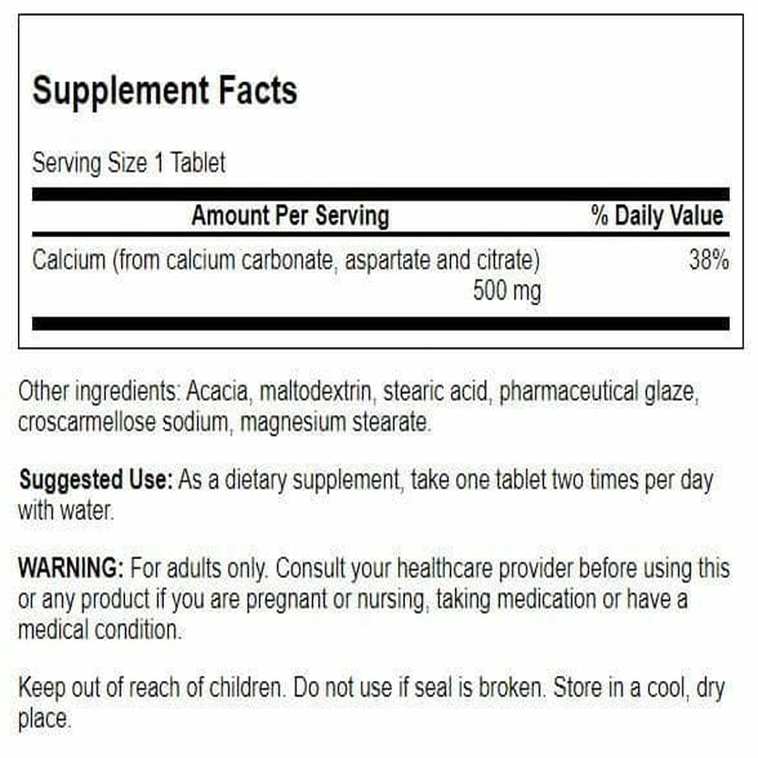Swanson Calcium tablettes blanches, faciles à prendre lors des routines quotidiennes