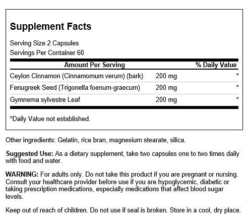 Swanson emballage clair du produit, identification rapide des ingrédients.
