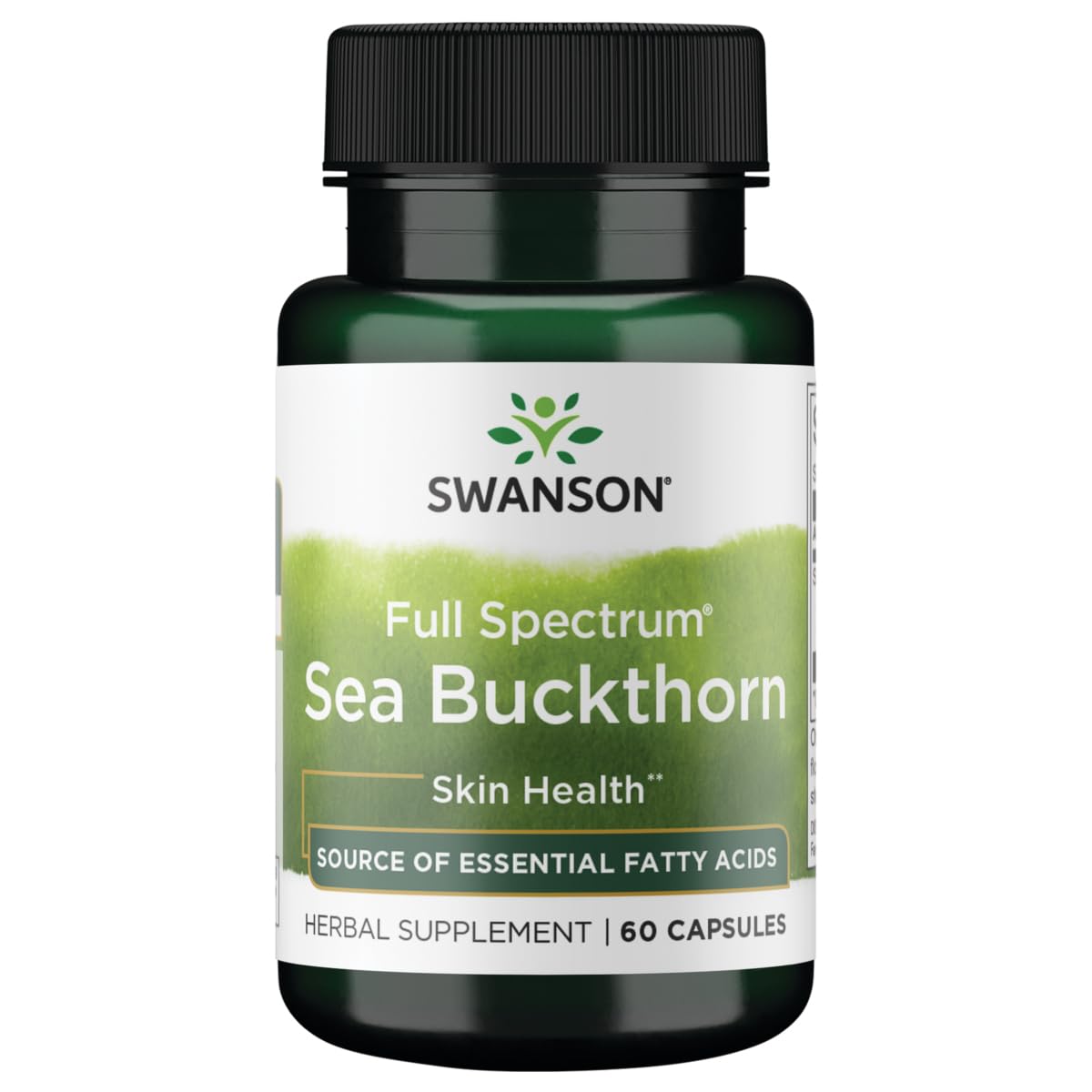 Swanson argousier capsules 400 mg en emballage pratique, pour votre routine bien-être et beauté