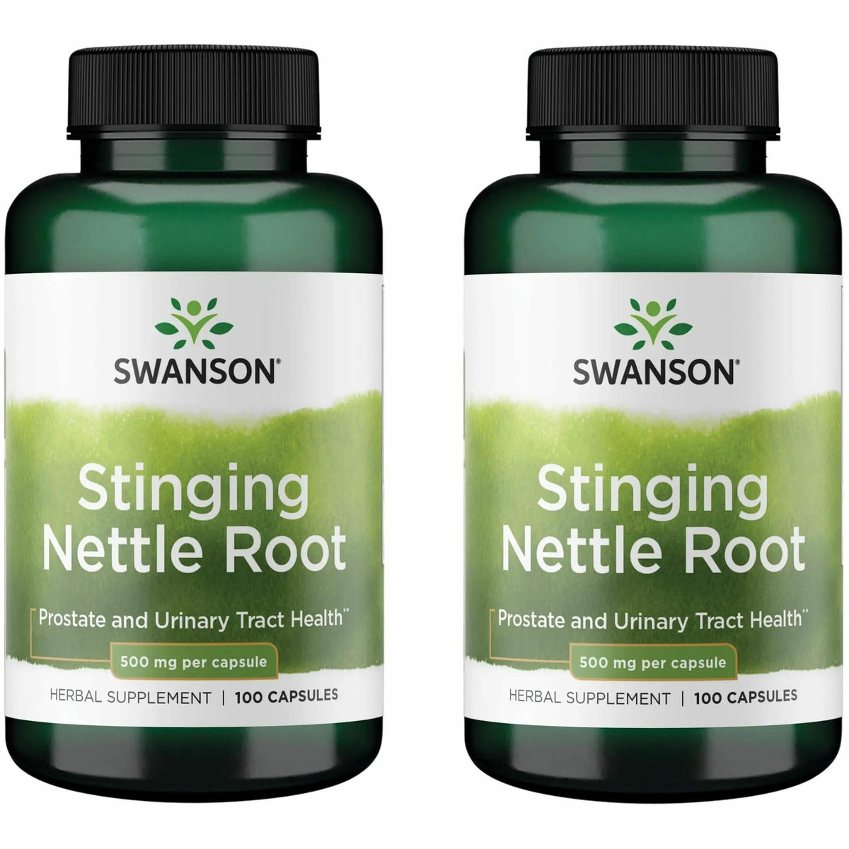 Swanson capsules d'ortie racine, 500 mg, soutien quotidien potentiel.