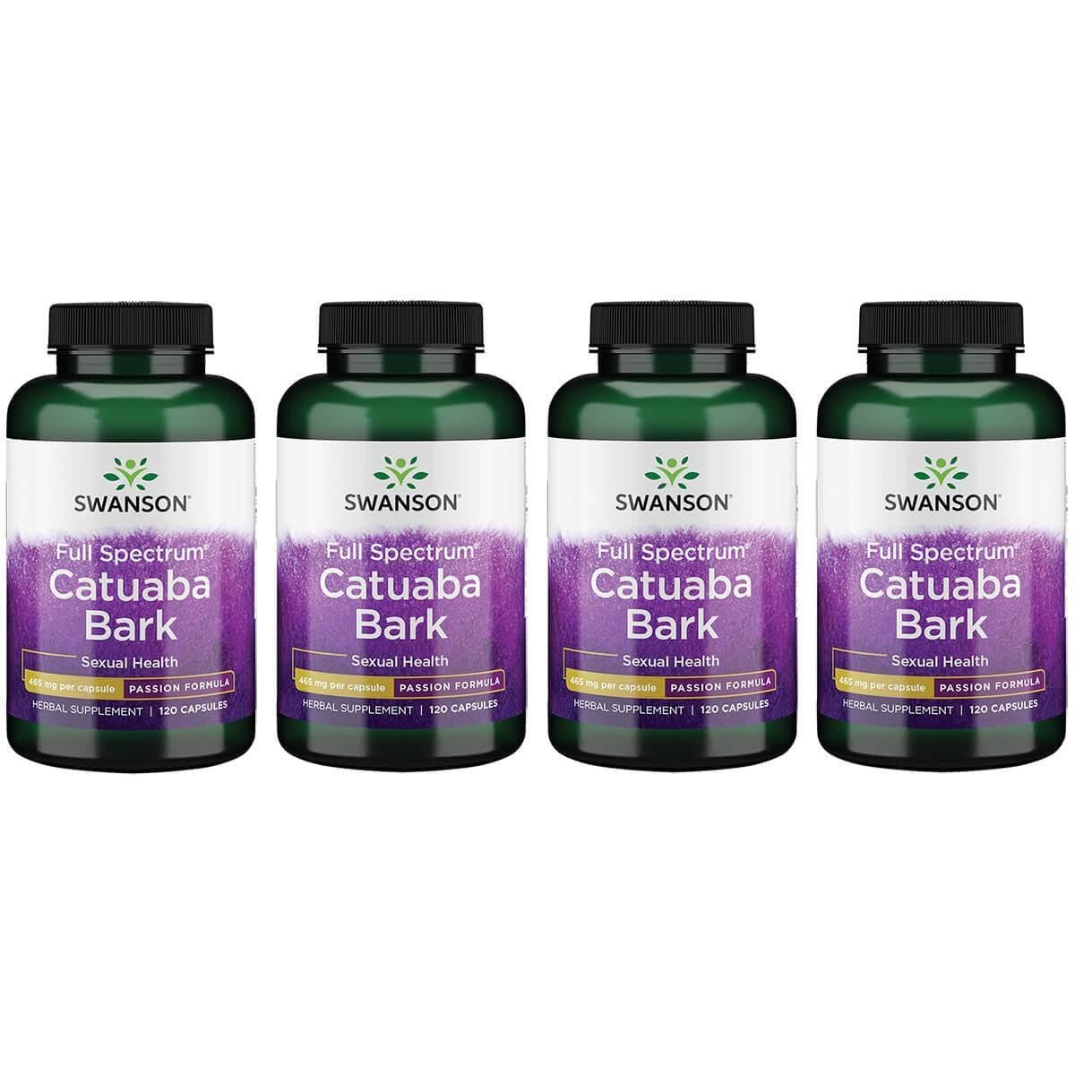 Swanson Catuaba Écorce 465 mg en capsules, énergie naturelle pour la vitalité quotidienne.